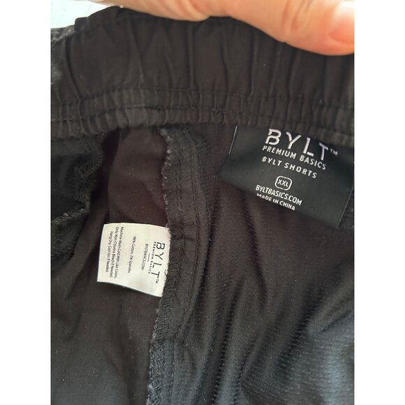 BYLT Basics Black Cargo Shorts - Picture 10 of 13